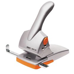 Rapid HDC65 Heavy Duty 2 Hole Punch 65 Sheet Silver