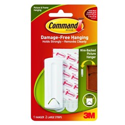Command™ Adhesive Wire Backed Picture Hanging Hook