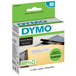 Dymo LabelWriter Address Labels 11352 25x54mm White, Box of 500