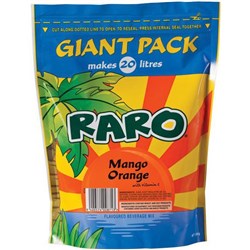 Raro Powdered Drink Orange Mango 1.6kg