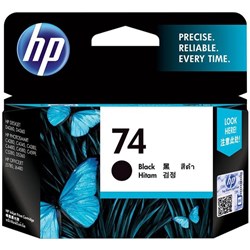 HP 74 Black Ink Cartridge CB335WA
