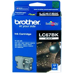 Brother LC67BK Black Ink Cartridge