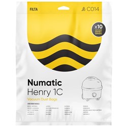Filta Vacuum Cleaner Bags For Numatic Vacuum Cleaners, Pack of 10