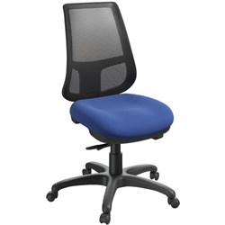 Strategy Synchro Chair Mesh Back Quantum Fabric/Riviera/Black