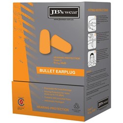 JB's Bullet Shaped Earplugs, Pack of 200 Pairs