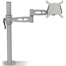 Metalicon Kardo Single Monitor Arm Silver