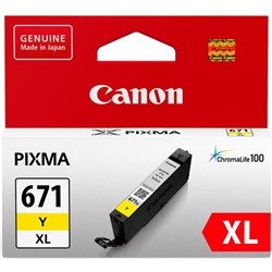 Canon CLI-671XLY Yellow Ink Cartridge