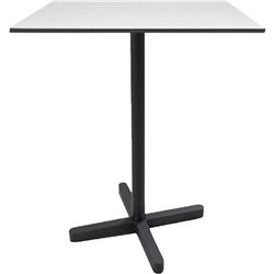 Spot Table 800x750mm Black Frame Snowdrift Top