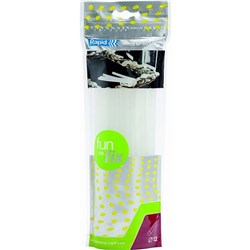 Rapid Standard Hot Melt Glue Sticks Clear 12mm, Pack of 10
