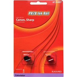 Sharp PR78BR Black/Red Calculator Ink Roller