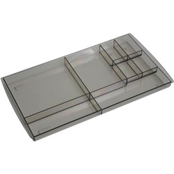 Esselte Nouveau Drawer Tidy Smoke