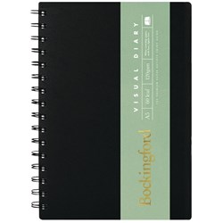 Bockingford A5 Spiral Visual Diary 60 Leaves 120gsm White Paper