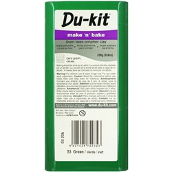 Du-kit Make n Bake Oven Bake Modelling Clay 250g Green