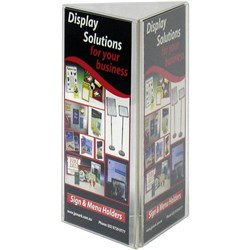 Deflecto DLE Upright 3 Sided Portrait Sign Holder