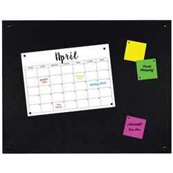 Boyd  PinPanel Noticeboard 600x900mm Black