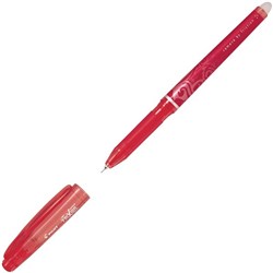 Pilot Frixion Point Red Gel Rollerball Pen Fine 0.4mm