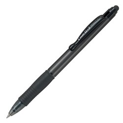 Pilot G2 Stylus Grey Barrel Retractable Gel Ink Rollerball Pen 0.7mm Fine Tip