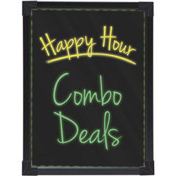 Quartet LED Writing Sign Board Battery Operated 440x330mm