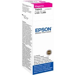 Epson T6643 EcoTank Ink Bottle 70ml Magenta