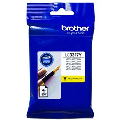 Brother LC3317-Y Yellow Ink Cartridge
