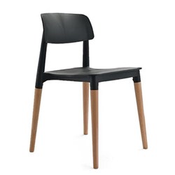 Creative Visitor Chair Black/Beech