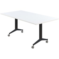 Fiord Flip Table 1500mm Snowdrift/Black