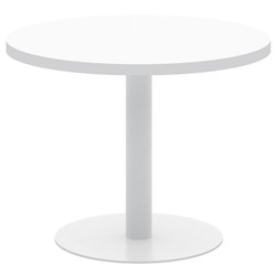 Classic Round Coffee Table 600mm Snowdrift/White