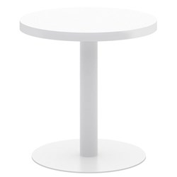 Classic Round Coffee Table 450mm Snowdrift/White