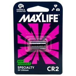 Maxlife CR2 Lithium 3V Speciality Battery