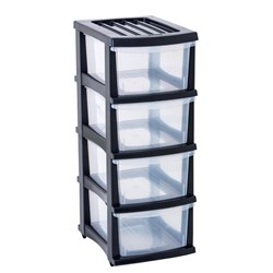 Taurus Storage Drawer 4 Drawer Grey