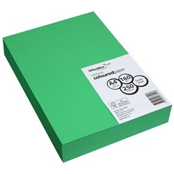 OfficeMax A4 160gsm Lively Lime Premium Coloured Copy Paper, Pack of 250