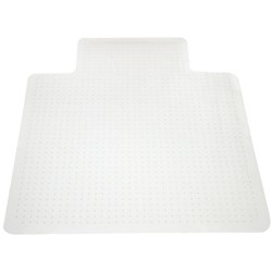 OfficeMax Chair Mat Low-Medium Pile Large Keyhole 1140x1340mm Clear
