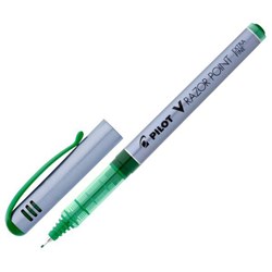 Pilot V Razor Point Green Pen 0.8mm Extra Fine Tip