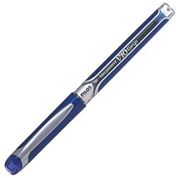 Pilot V10 Hi Tech Grip Blue Rollerball Pen 1.0mm Medium Tip