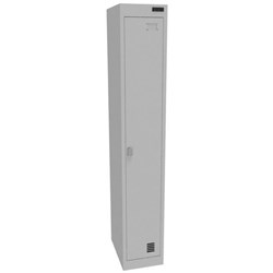 Proceed 1 Tier Locker 300mm Latch Lock Stone Grey
