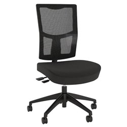 Urban Task Chair 3 Lever Mesh Back Breathe Fabric/Black/Black Nylon