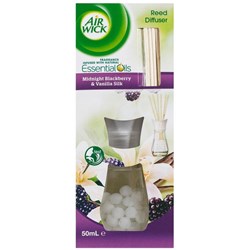 Air Wick Air Freshener Midnight Blackberry and Vanilla Silk Reed Diffuser 50ml