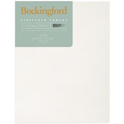 Bockingford 13oz Stretched Canvas 12x16 Inch 1.5 Inch Frame