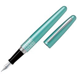 Pilot MR3 Fountain Pen Medium Tip Aqua Blue Barrel