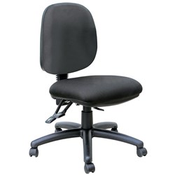 Mondo Java Heavy Duty Chair Mid Back 3 Levers Unassembled Black