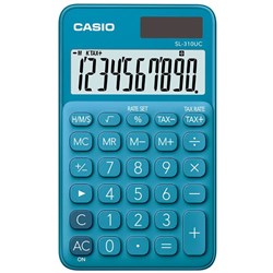 Casio SL310UCBU Handheld Calculator Blue