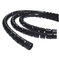 Dynamix Easy Wrap Cable Management 20m x 25mm Black
