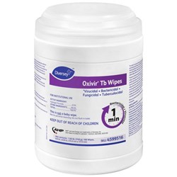 Diversey Oxivir Tb Cleaning Wipes, Pack of 160