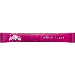 Chelsea White Sugar Sticks 3g, Box of 50