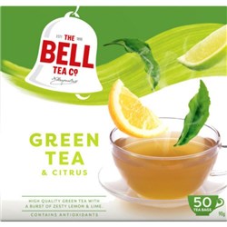 Bell Green Citrus Tagless Tea Bags, Pack of 50