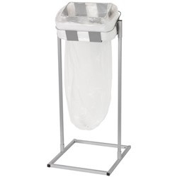 Infinity Rubbish Cradle Floor Stand Square 560mm Silver