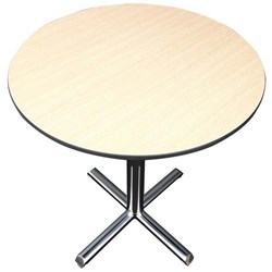 Multipurpose Outdoor Table Round 750mm Tuross Oak/Stainless Steel