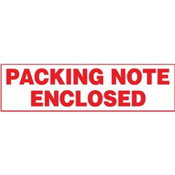 Packing Note Enclosed Shipping Label 30x127mm, Box of 250