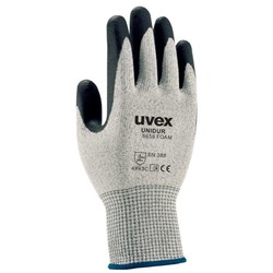 Uvex Unidur 6659 Nitrile Gloves Size 10 Mottled Grey/Black, Pair