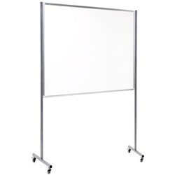 Boyd  Mobile Porcelain Whiteboard Double Sided Fixed 1200 x 1200mm